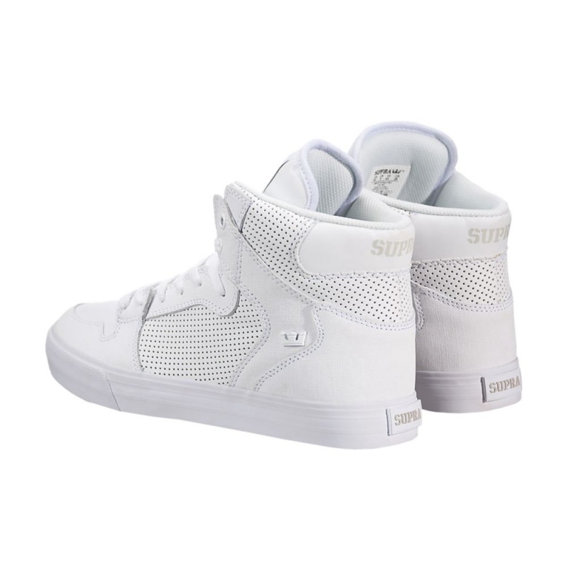 Cano Alto Supra Vaider Masculino Branco | GVFAX1678