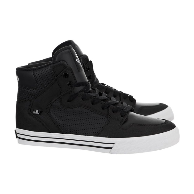 Cano Alto Supra Vaider Masculino Pretas | OLXIN0394