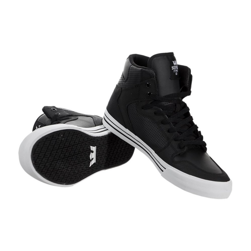 Cano Alto Supra Vaider Masculino Pretas | OLXIN0394