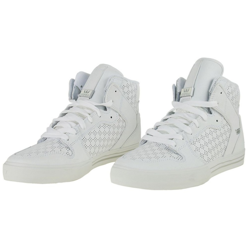 Cano Alto Supra Vaider Tuf Feminino Branco | DLYMJ9602