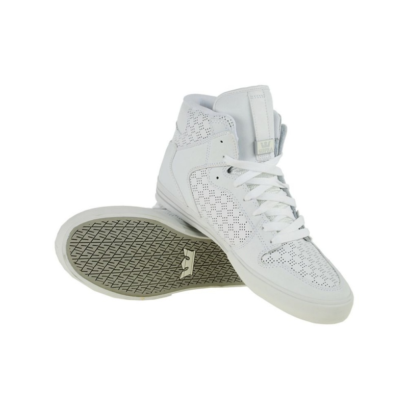 Cano Alto Supra Vaider Tuf Feminino Branco | DLYMJ9602