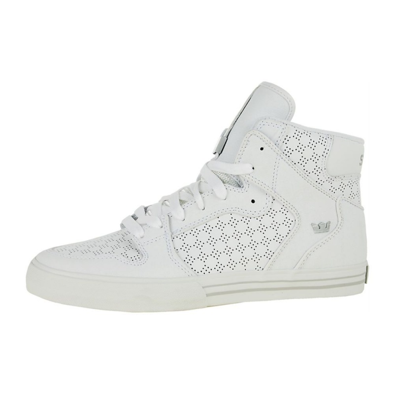 Cano Alto Supra Vaider Tuf Feminino Branco | DLYMJ9602