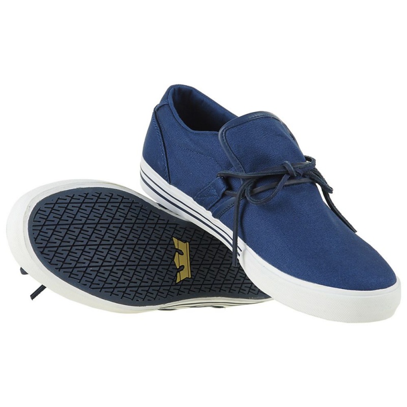 Cano Baixo Supra Cuban Feminino Azul Marinho | JCFYV1395