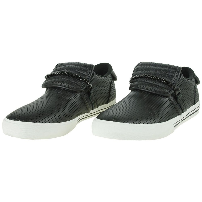 Cano Baixo Supra Cuban Masculino Pretas | QIVFW9465