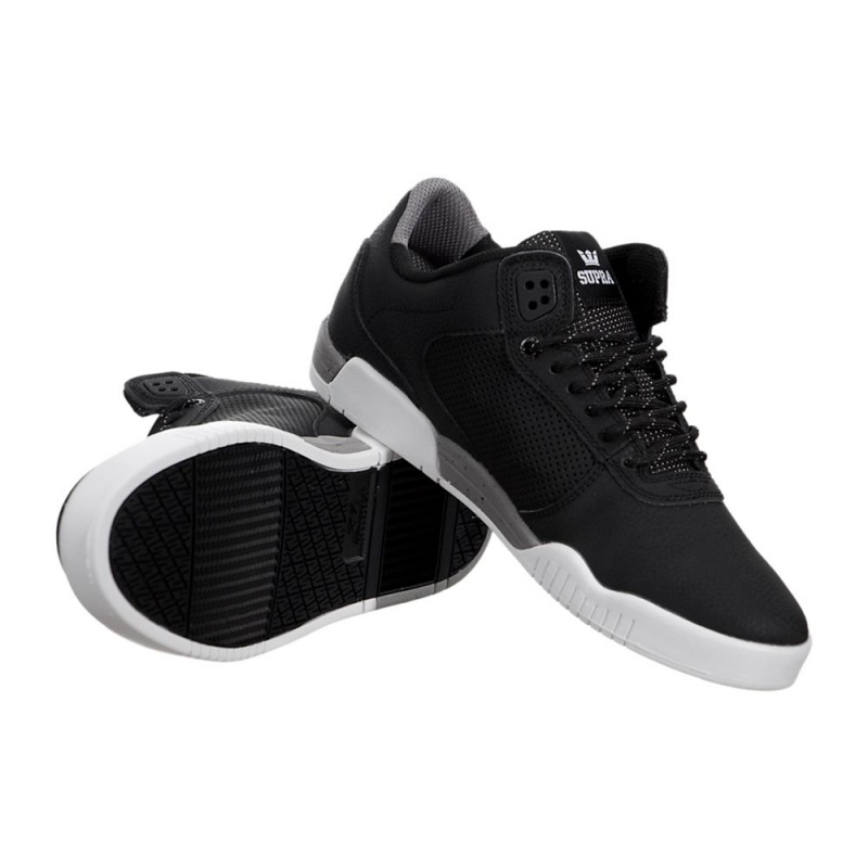 Cano Baixo Supra Ellington Feminino Pretas | IBJVA5970