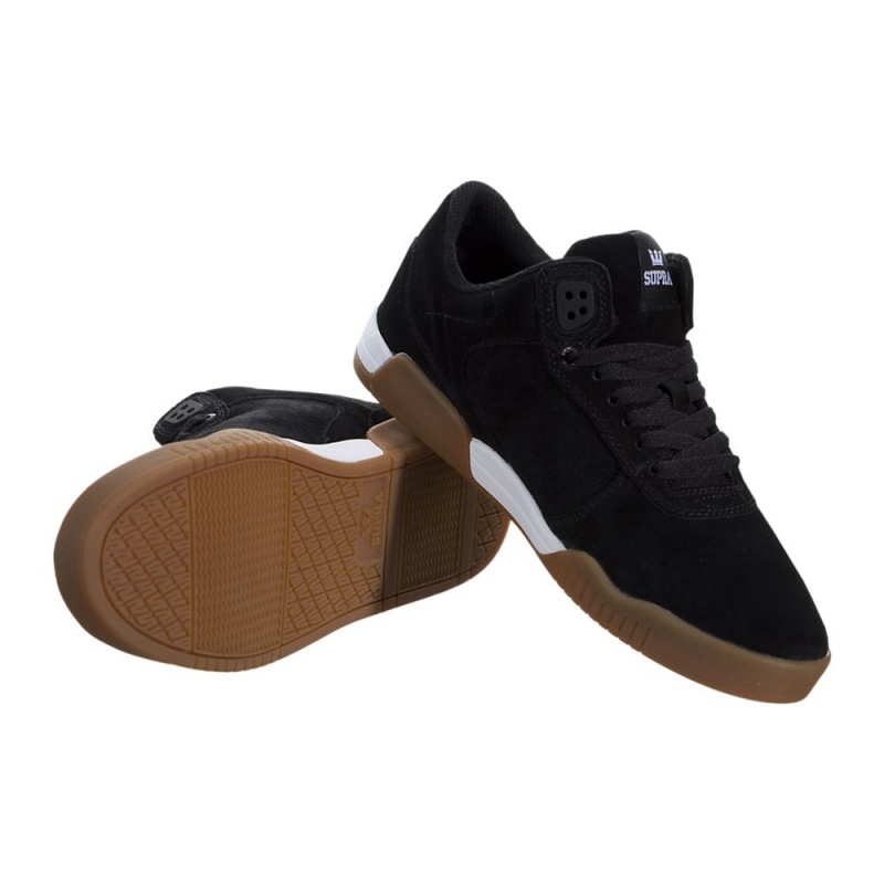 Cano Baixo Supra Ellington Feminino Pretas | MKCFD9053