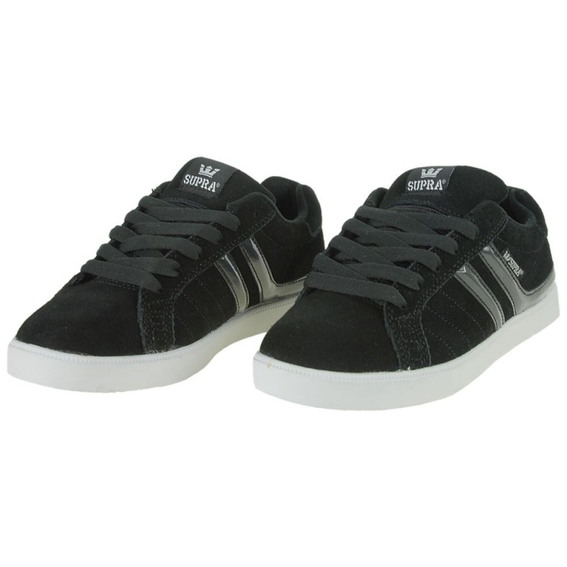 Cano Baixo Supra Esportivos Feminino Pretas | BNAXP2768