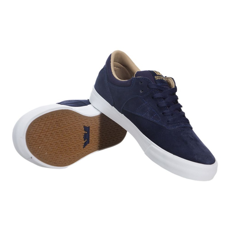 Cano Baixo Supra Phoenix Feminino Azul Marinho | APRSO9703