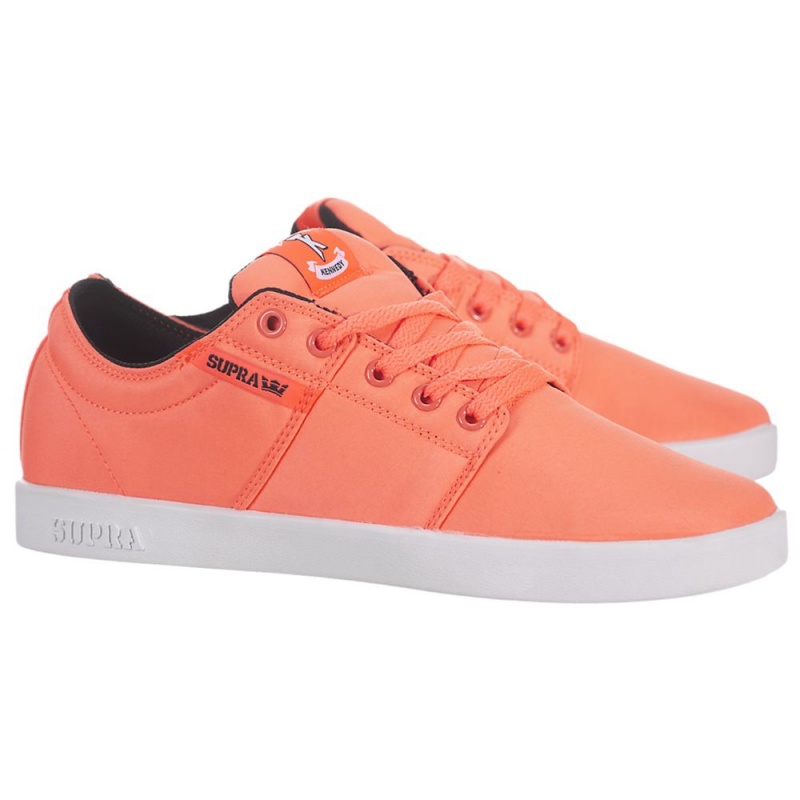 Cano Baixo Supra Stacks Feminino Laranja | KFAIP4930