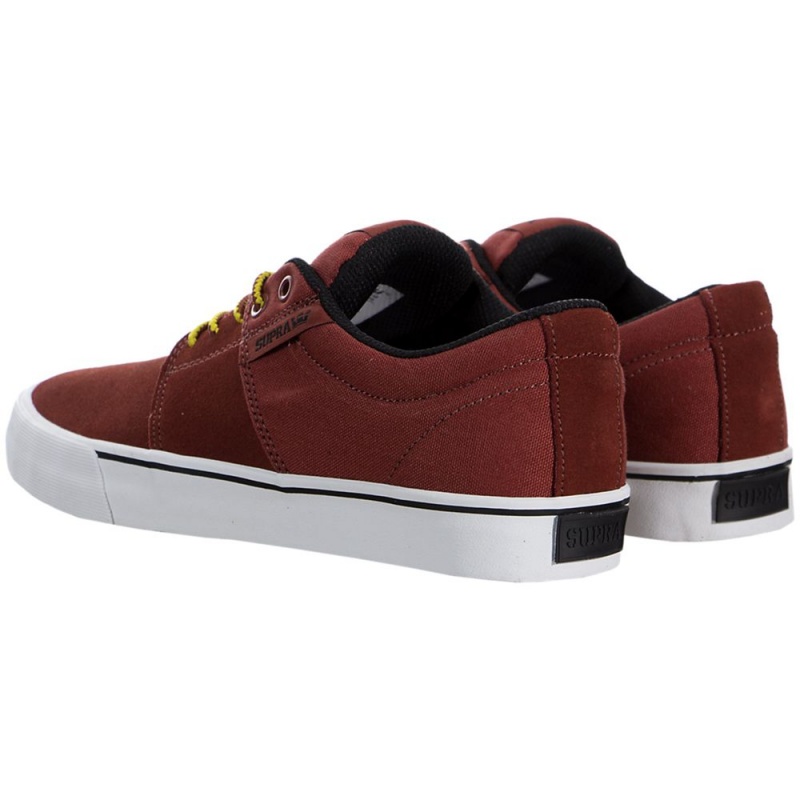 Cano Baixo Supra Stacks Vulc II Feminino Vermelhas | LVPWT6357