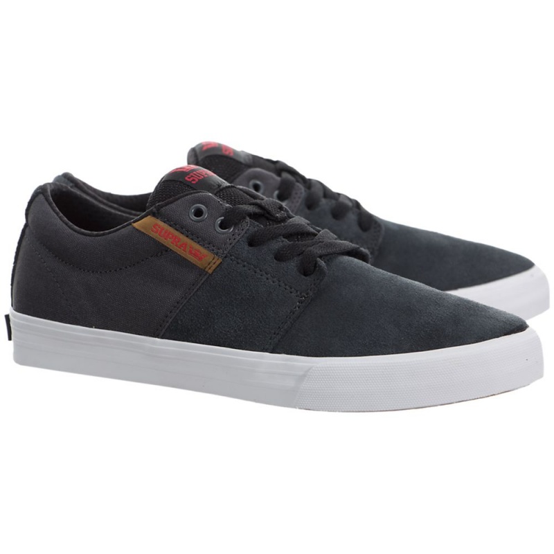 Cano Baixo Supra Stacks Vulc II Feminino Azul Marinho | MBNYW8534