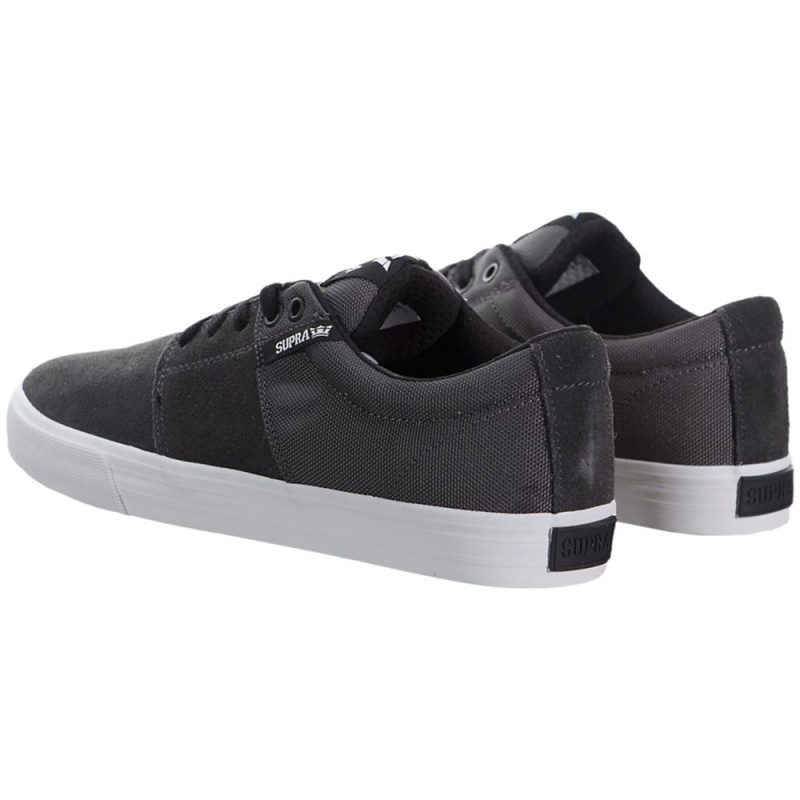 Cano Baixo Supra Stacks Vulc II Feminino Cinzentas | NJETL5673