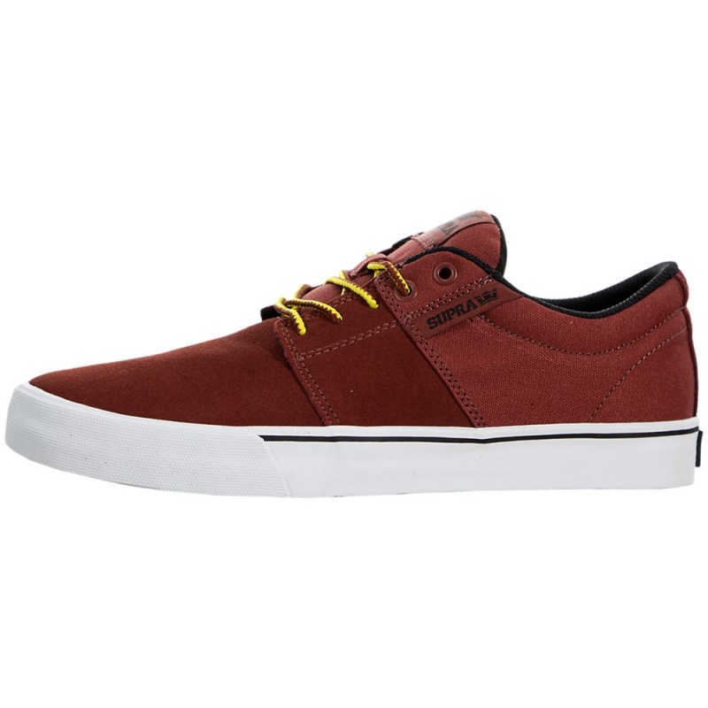 Cano Baixo Supra Stacks Vulc II Masculino Vermelhas | BPMUE7698