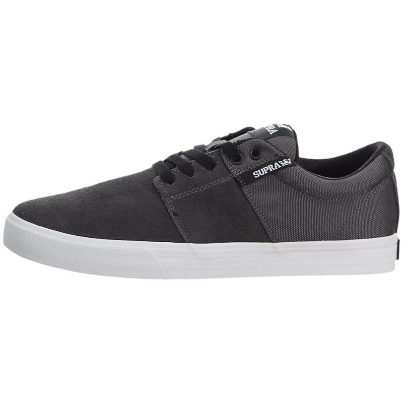 Cano Baixo Supra Stacks Vulc II Masculino Cinzentas | JEULI4238