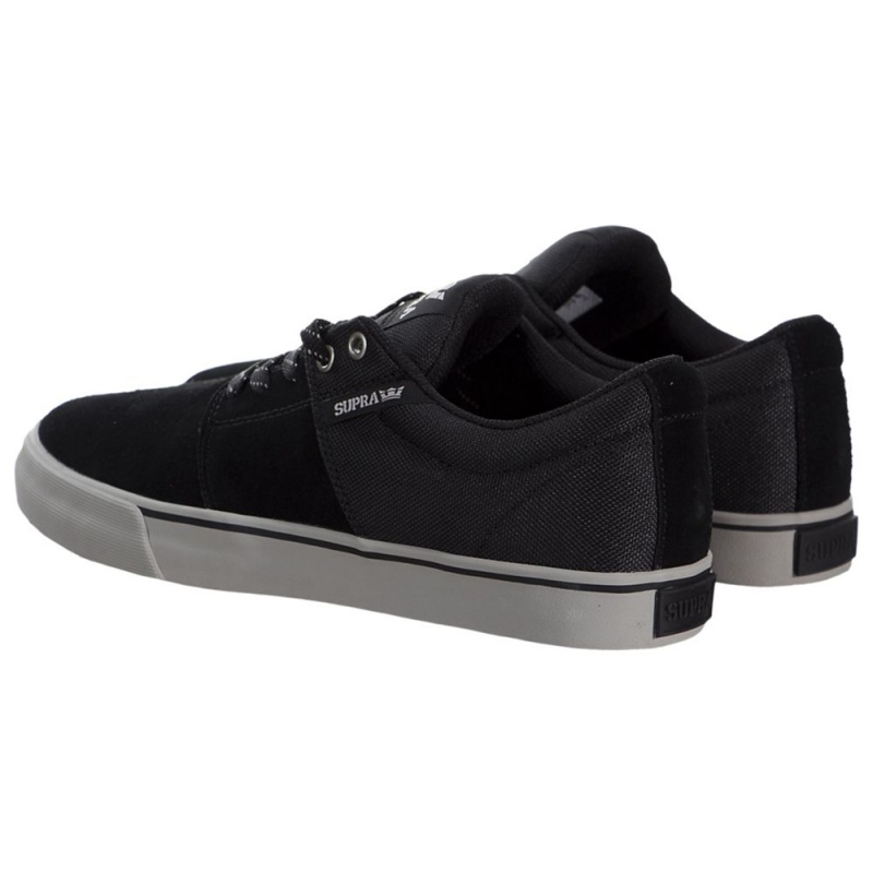 Cano Baixo Supra Stacks Vulc II Masculino Pretas | WXUYC3841