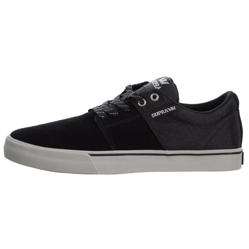 Cano Baixo Supra Stacks Vulc II Masculino Pretas | WXUYC3841