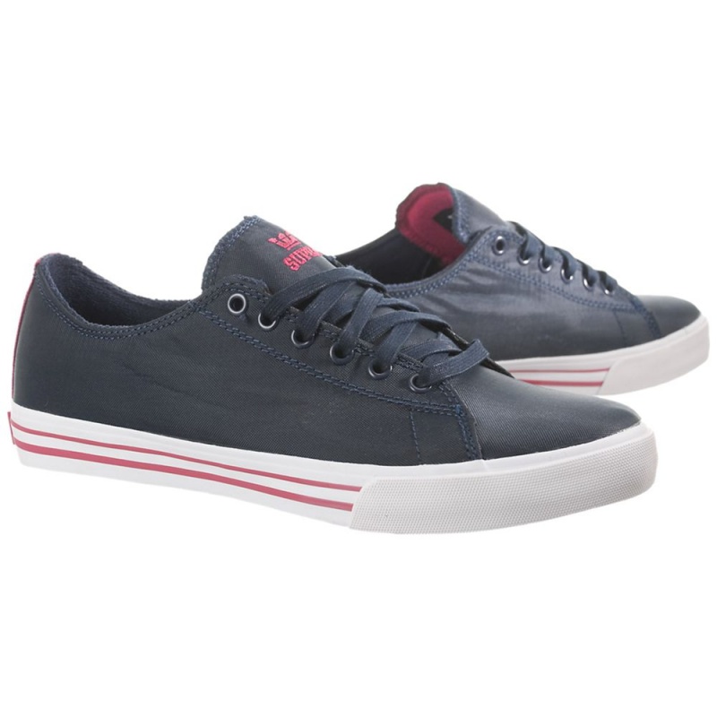 Cano Baixo Supra Thunder Low Feminino Azul Marinho | JYCNB3241