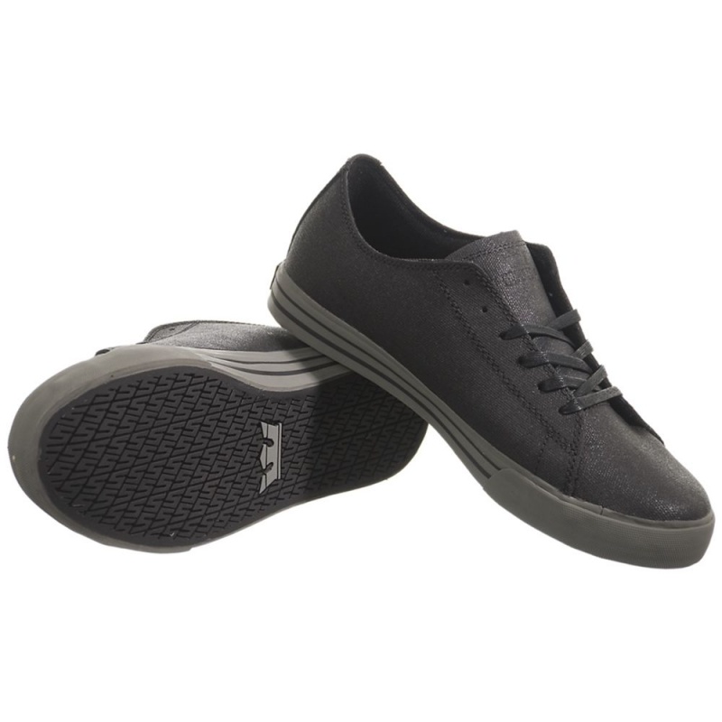 Cano Baixo Supra Thunder Low Feminino Pretas | GJNOM2548