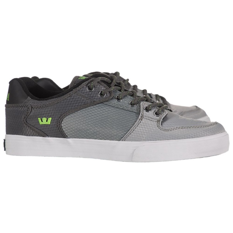 Cano Baixo Supra Vaider Low Masculino Cinzentas | TRKLN1924