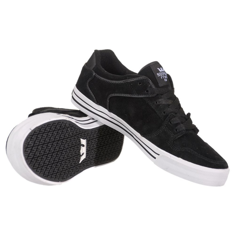 Cano Baixo Supra Vaider Low Masculino Pretas | WGNMU4028