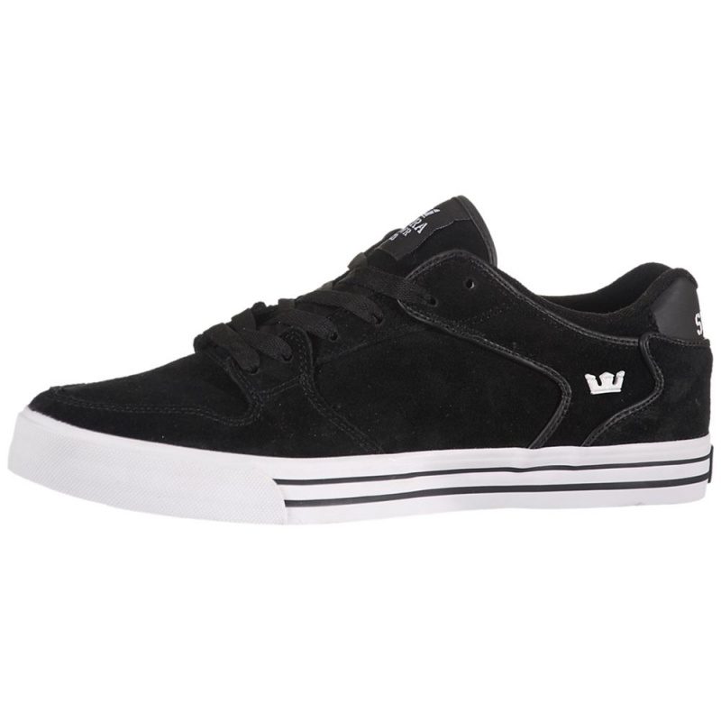 Cano Baixo Supra Vaider Low Masculino Pretas | WGNMU4028