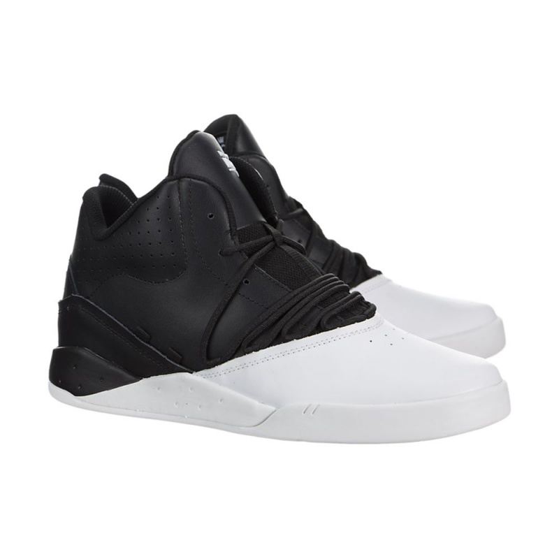 Sapatilhas Supra Estaban Feminino Pretas Branco | RETCJ7215