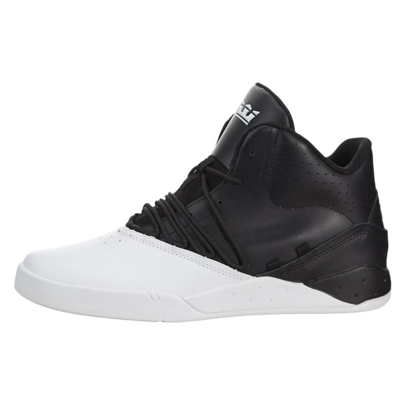 Sapatilhas Supra Estaban Feminino Pretas Branco | RETCJ7215