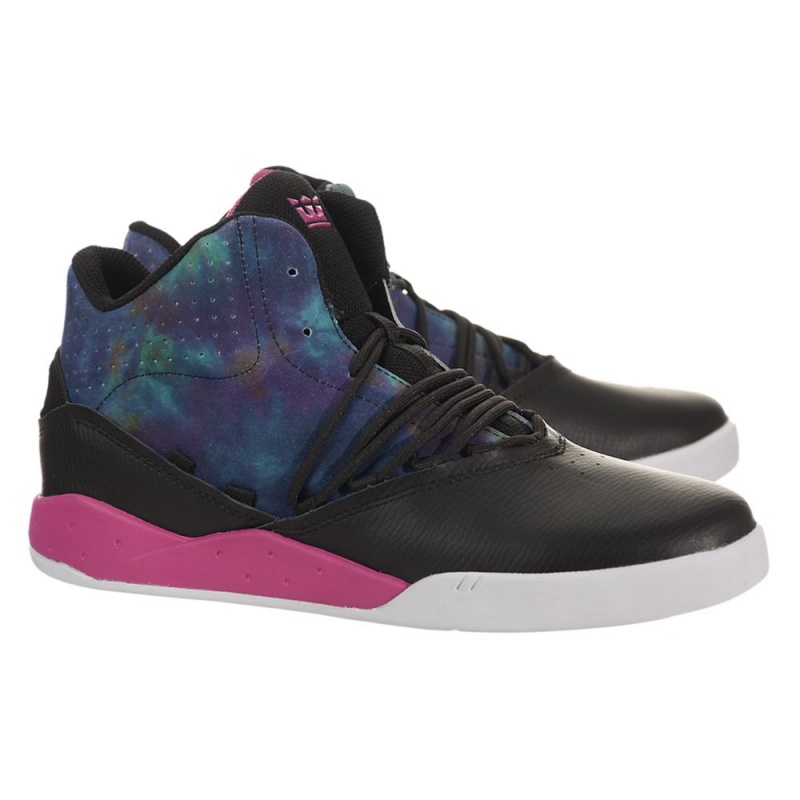 Sapatilhas Supra Estaban Feminino Pretas Multicoloridas | EQAXL5708