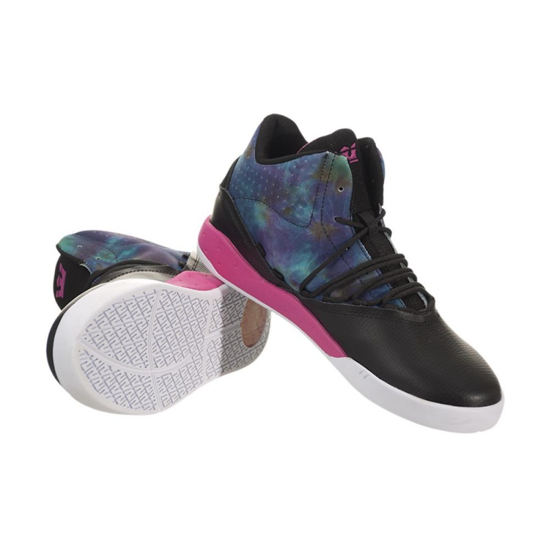 Sapatilhas Supra Estaban Feminino Pretas Multicoloridas | EQAXL5708