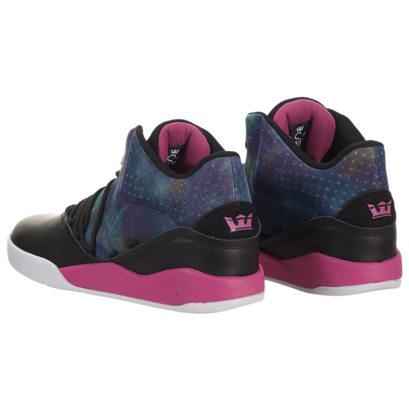 Sapatilhas Supra Estaban Feminino Pretas Multicoloridas | EQAXL5708