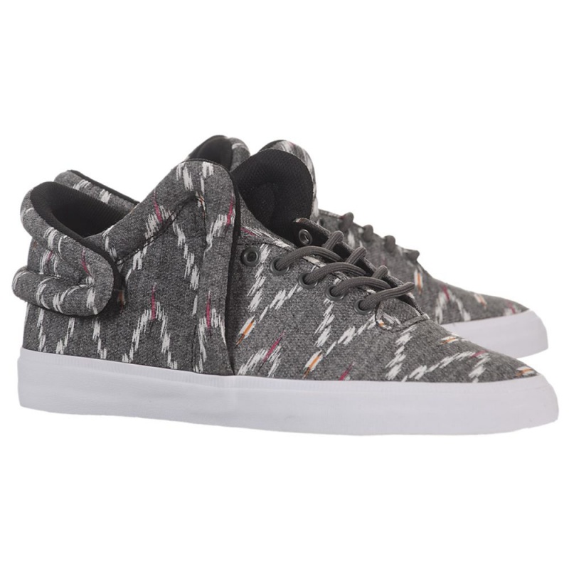 Sapatilhas Supra Falcon Feminino Cinzentas | WGSBO9360