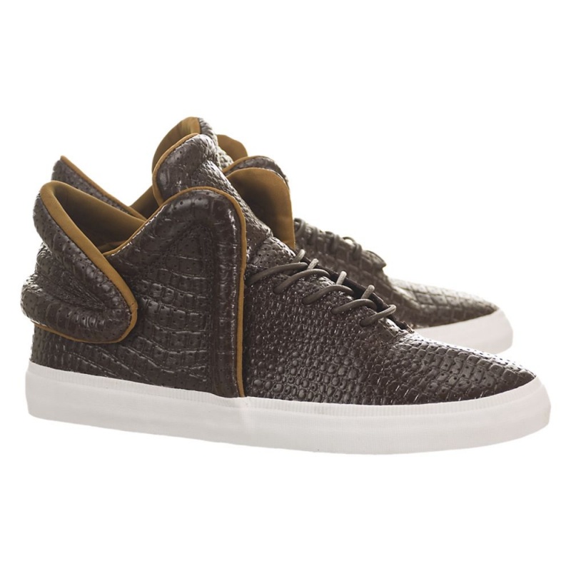 Sapatilhas Supra Falcon Feminino Marrom | RWECN3876