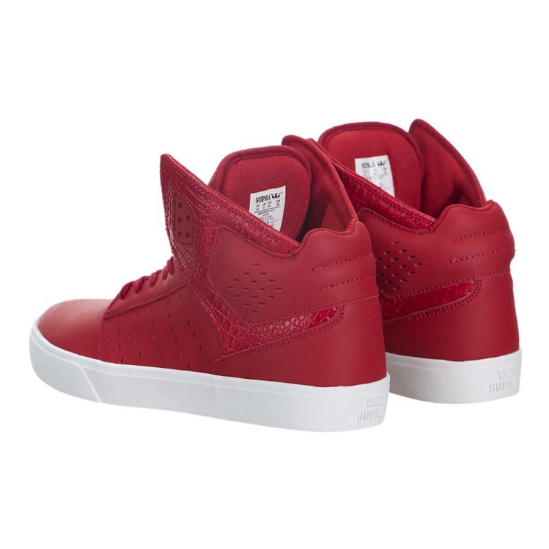 Tenis Skate Supra Atom Feminino Vermelhas | VRAFU7530