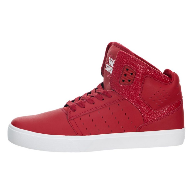 Tenis Skate Supra Atom Feminino Vermelhas | VRAFU7530