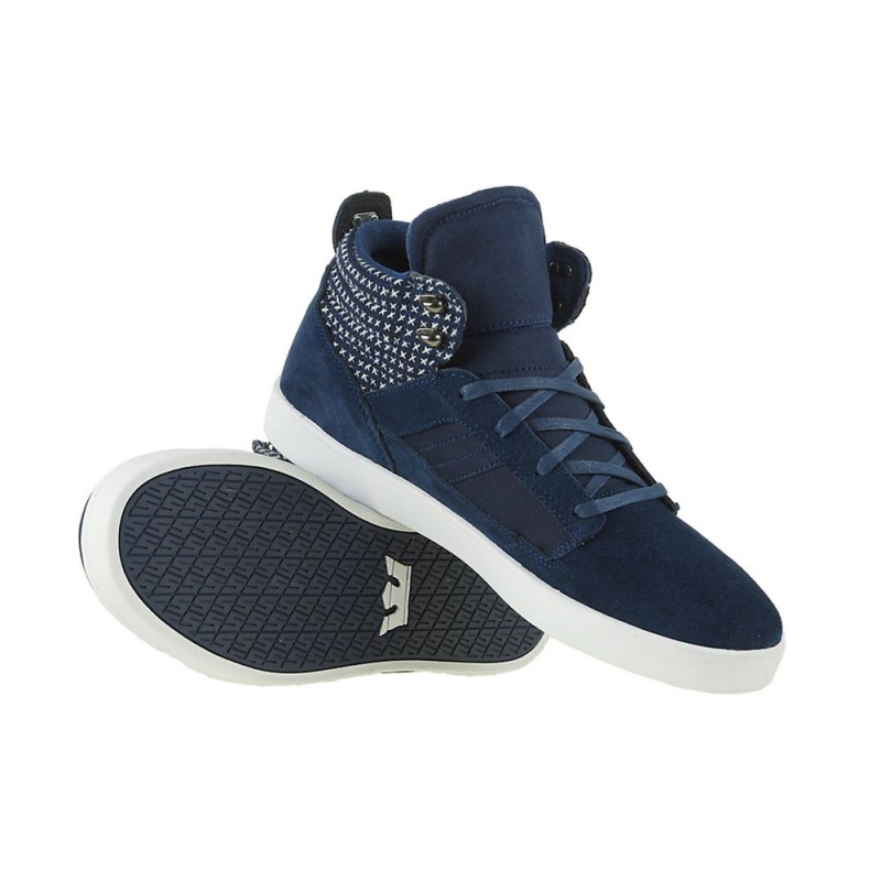 Tenis Skate Supra Bandit Feminino Azul Marinho | YPNFU7052