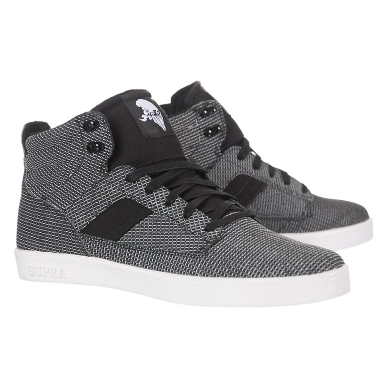 Tenis Skate Supra Bandit Feminino Pretas Branco | VNSOB4789