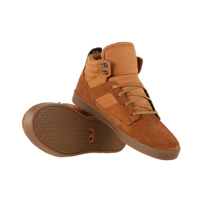 Tenis Skate Supra Bandit Medio Feminino Marrom | MSWQK9867