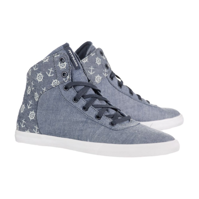 Tenis Skate Supra Cuttler Feminino Azuis | BJTAG6089