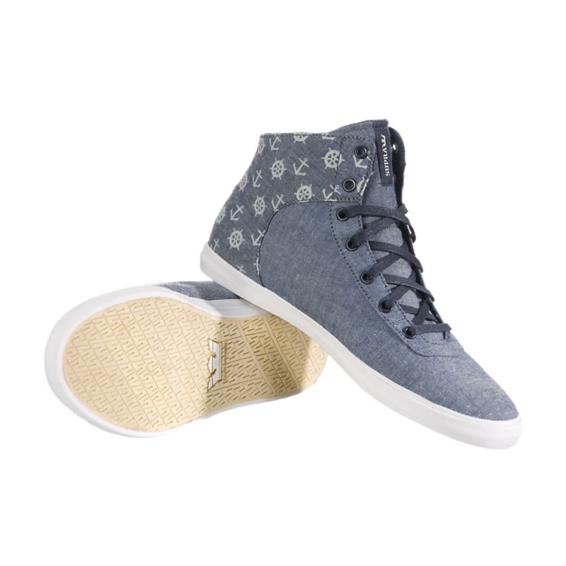 Tenis Skate Supra Cuttler Feminino Azuis | BJTAG6089