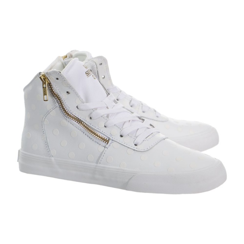 Tenis Skate Supra Cuttler Feminino Branco | XSFJR8549