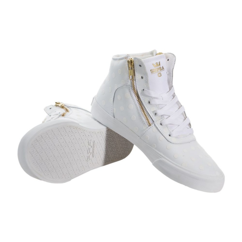 Tenis Skate Supra Cuttler Feminino Branco | XSFJR8549