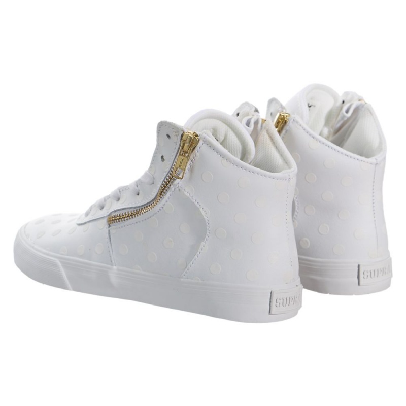 Tenis Skate Supra Cuttler Feminino Branco | XSFJR8549