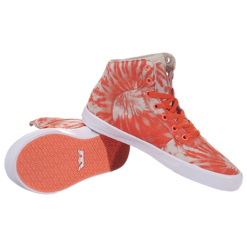 Tenis Skate Supra Cuttler Feminino Laranja | SFLPJ1784