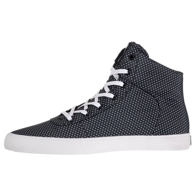 Tenis Skate Supra Cuttler Feminino Pretas Branco | IYTCW1489