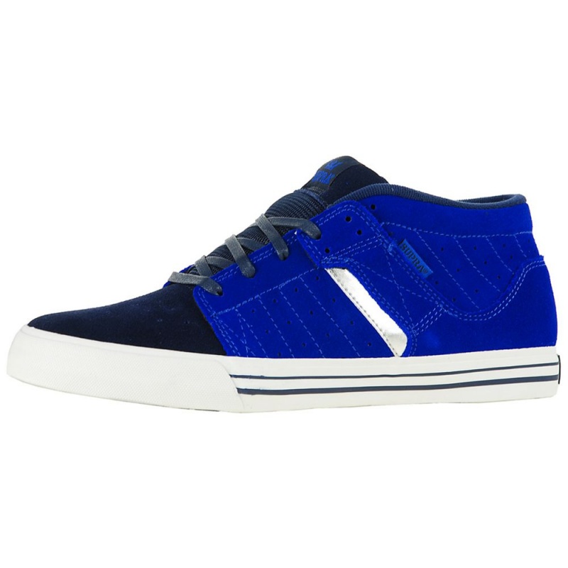 Tenis Skate Supra EE Diablo 1.5 Masculino Pretas Azuis | KBWZA9462