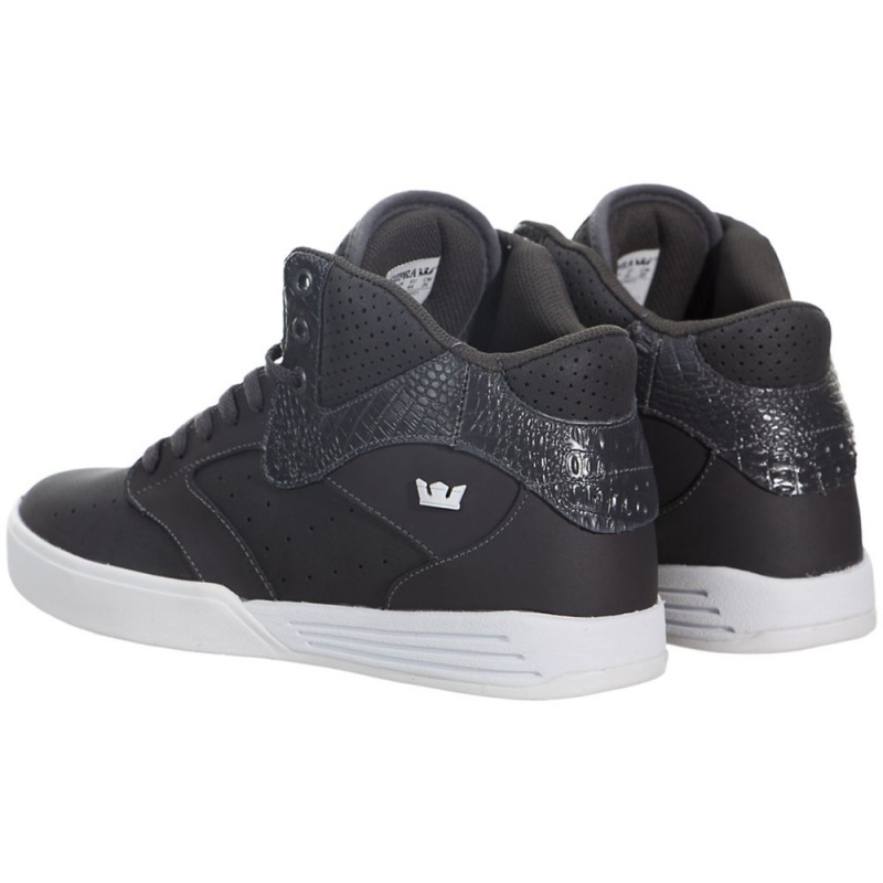 Tenis Skate Supra Khan Feminino Cinzentas | PLIWK6751