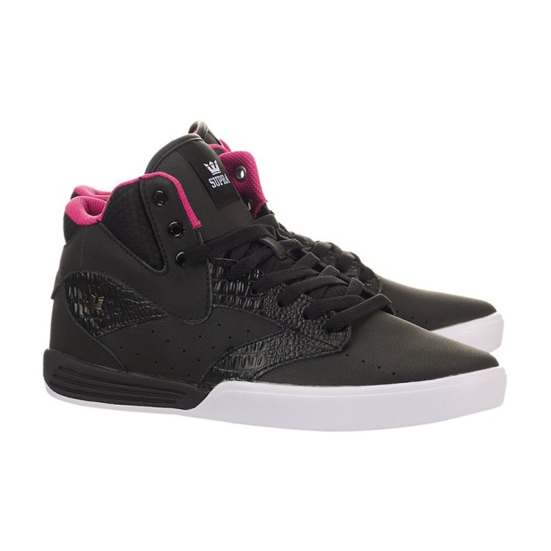 Tenis Skate Supra Khan Feminino Pretas | LMQKR6407