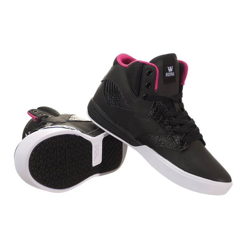 Tenis Skate Supra Khan Feminino Pretas | LMQKR6407