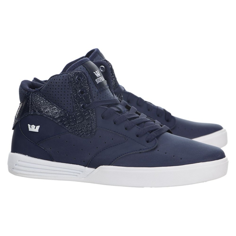 Tenis Skate Supra Khan Masculino Azul Marinho | SRPBO5879