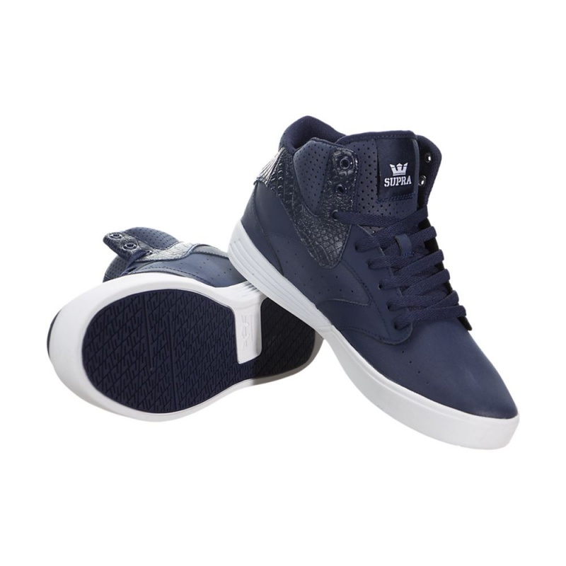 Tenis Skate Supra Khan Masculino Azul Marinho | SRPBO5879